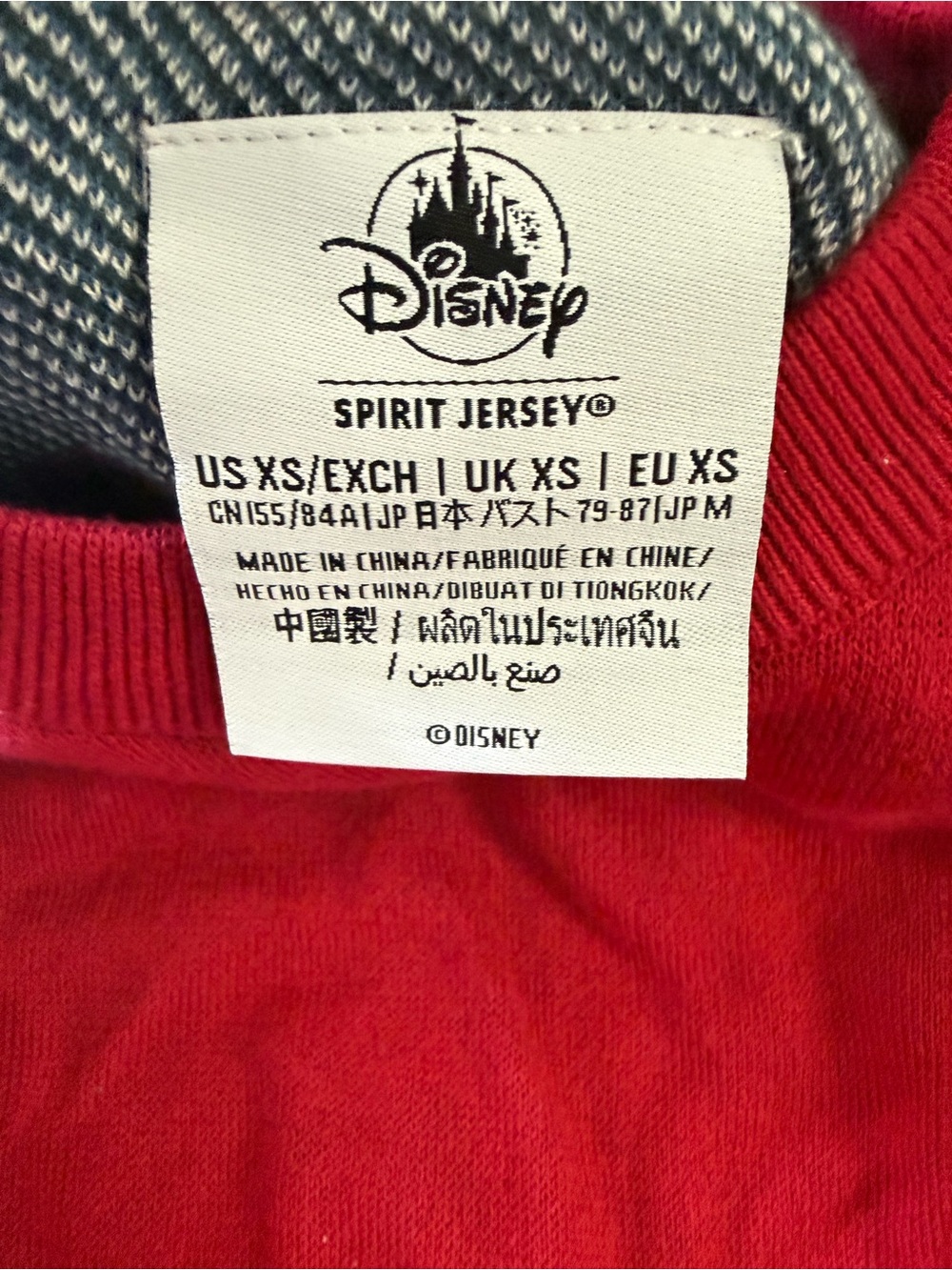Disney Red Holiday Mickey & Friends Knit Sweater - NEW with tags MSRP $95 - Picture 3 of 4